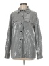 Bagatelle 100% Polyester Metallic Silver Jacket Size M - photo 1