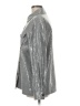 Bagatelle 100% Polyester Metallic Silver Jacket Size M - photo 5