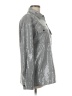 Bagatelle 100% Polyester Metallic Silver Jacket Size M - photo 4