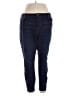 Tahari Solid Blue Jeans Size 20 - photo 1