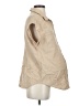 Isabel Tan Sleeveless Button-Down Shirt Size S - photo 4