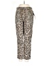 Current/Elliott 100% Cotton Animal Print Gold Tan Casual Pants Size 24 waist - photo 1