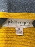 Philosophy Republic Clothing Yellow Pullover Sweater Size M - photo 7