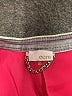 Ecru 100% Polyester Tweed Gray Pink Jacket Size L - photo 6