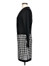 Unbranded 100% Polyester Houndstooth Black Casual Dress Size L - photo 5