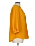 Unbranded 100% Polyester Yellow 3/4 Sleeve Blouse Size L - photo 4