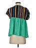 Shein 100% Polyester Teal Short Sleeve Blouse Size XS - photo 2