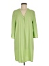 Worthington 100% Polyester Solid Green Casual Dress Size M - photo 1
