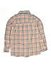 OshKosh B'gosh 100% Cotton Checkered-gingham Orange Long Sleeve Button-Down Shirt Size 7 - photo 2
