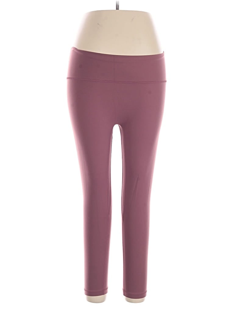 Pre-owned Thirdlove Active Pants In Burgundy