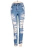 American Eagle Outfitters Hearts Blue Jeans Size 0 - photo 1