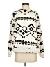 Emily Daniels 100% Polyester Print Ivory Pullover Sweater Size S - photo 1