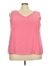 Dana Kay 100% Polyester Pink Sleeveless Blouse Size 24 - photo 1