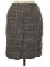 Casual Corner 100% Wool Plaid Gray Wool Skirt Size 6 - photo 1