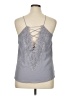WAYF 100% Polyester Gray Sleeveless Blouse Size XL - photo 2