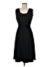Yves Cossette DEPECHE Mode 100% Polyester Solid Black Cocktail Dress Size 6 - photo 1