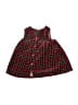 Unbranded 100% Cotton Plaid Red Dress Size 6-9 mo - photo 2