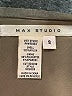 Max Studio Metallic Silver Tan Cocktail Dress Size S - photo 6