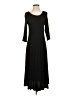 HOTOUCH Solid Black Casual Dress Size S - photo 1