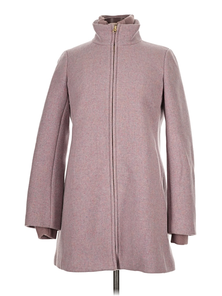 Pre-owned Jcrew Wool Coat In Gray