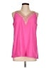 Unbranded 100% Polyester Pink Sleeveless Blouse Size L - photo 1