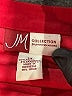 JM Collection Solid Red Jacket Size 14 - photo 6