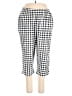 Essentials 100% Cotton Checkered-gingham Silver Casual Pants Size 1X - photo 1
