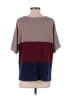 Entro Color Block Burgundy Poncho Size S (estimated) - photo 2