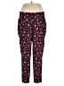 Cato Floral Red Black Casual Pants Size XL - photo 1