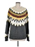 Aerie Chevron-herringbone Gray Pullover Sweater Size M - photo 1