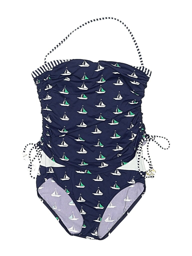 Pre-owned Tommy Bahama One Piece Swimsuit In Blue