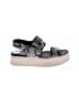 Vince. 100% Leather Graphic Gray Black Sandals Size 6 - photo 1
