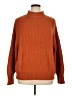 Unbranded Solid Orange Turtleneck Sweater Size XL - photo 1