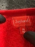 Joyland 100% Polyester Hearts Red Pullover Sweater Size XL - photo 7