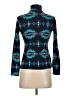 Chaps 100% Cotton Teal Turtleneck Sweater Size S - photo 2