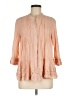 Unbranded Pink 3/4 Sleeve Blouse Size M - photo 1