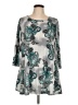 Veranee Silver 3/4 Sleeve Blouse Size L - photo 1