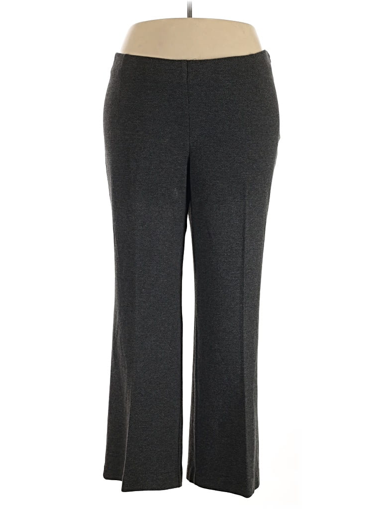 Pre-owned Lane Bryant Dress Pants In Gray