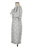 Whit Stripes Gray Casual Dress Size 6 - photo 5