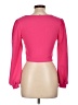 Shein Pink Long Sleeve Top Size L (petite) - photo 2