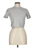 Zara Silver Short Sleeve Turtleneck Size L - photo 1
