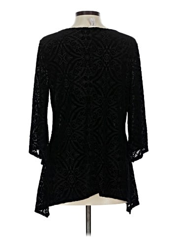 Brittany Black 3/4 Sleeve Blouse (view 2)