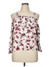 Charming Charlie 100% Rayon Ivory 3/4 Sleeve Blouse Size XL - photo 1
