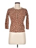 Austin Clothing Co. 100% Cotton Animal Print Brown Pullover Sweater Size M - photo 1