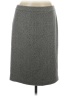 J.Crew Chevron-herringbone Gray Wool Skirt Size 6 - photo 1