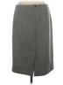 J.Crew Chevron-herringbone Gray Wool Skirt Size 6 - photo 2