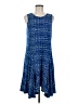 CeCe Tweed Blue Casual Dress Size M - photo 1