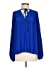 Ramy Brook Blue Long Sleeve Blouse Size XXS - photo 1