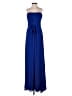 BCBGMAXAZRIA 100% Polyester Blue Casual Dress Size 4 - photo 1