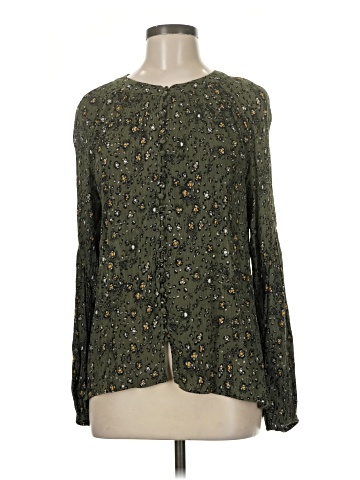 White House Black Market Long Sleeve Blouse (view 1)